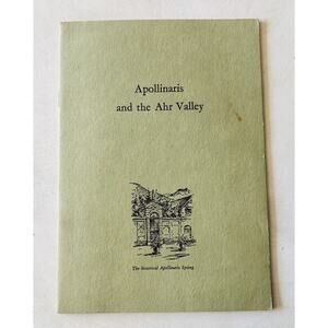 Vintage 1976 Softcover Book Apollinaris Brunnen Spring Ahr Valley West Germany